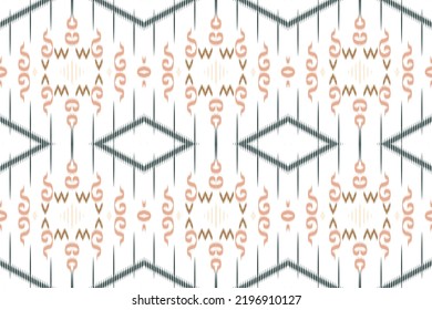 ikat fabric Ethnic design Navajo background art geometric colorful Ethnic Indian Aztec pattern floral tribal design simple modern traditional hand drawn border