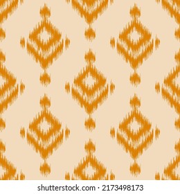 Ikat, Fabric Morocco, geometric ethnic pattern seamless flower color oriental. Background, Design for fabric, curtain, carpet, wallpaper, clothing, wrapping, Batik, vector illustration ,carpet.