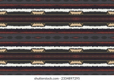 Ikat Fabric Paisley Embroidery Background. Ikat Pattern Geometric Ethnic Oriental Pattern Traditional. Ikat Aztec Style Abstract Design for Print Texture,fabric,saree,sari,carpet.