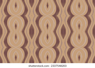 Ikat Fabric Paisley Embroidery Background. Ikat Chevron Geometric Ethnic Oriental Pattern traditional.aztec Style Abstract Vector illustration.design for Texture,fabric,clothing,wrapping,sarong.