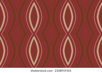 Ikat Fabric Paisley Embroidery Background. Ikat Design Geometric Ethnic Oriental Pattern traditional.aztec Style Abstract Vector illustration.design for Texture,fabric,clothing,wrapping,sarong.
