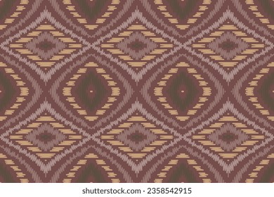 Ikat Fabric Paisley Embroidery Background. Ikat Triangle Geometric Ethnic Oriental Pattern Traditional. Ikat Aztec Style Abstract Design for Print Texture,fabric,saree,sari,carpet.