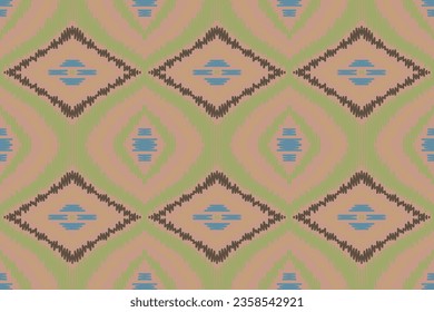 Ikat Fabric Paisley Embroidery Background. Ikat Stripes Geometric Ethnic Oriental Pattern Traditional. Ikat Aztec Style Abstract Design for Print Texture,fabric,saree,sari,carpet.