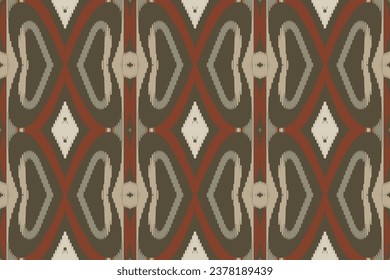 Ikat Fabric Paisley Embroidery Background. Ikat Print Geometric Ethnic Oriental Pattern Traditional. Ikat Aztec Style Abstract Design for Print Texture,fabric,saree,sari,carpet.