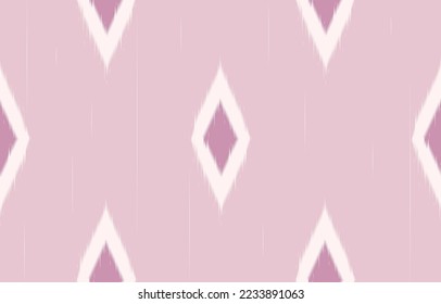 ikat fabric purple or pattern background, Design for carpet,wallpaper,clothing,wrapping,batik,fabric,Vector illustration embroidery style.