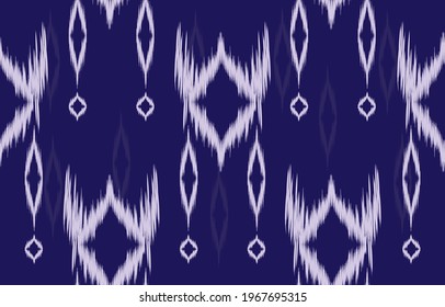 ikat fabric purple and white  seamless pattern background,
design geometric ethnic style.
use for,carpet,mat,wallpaper,clothing,wrapping,Batik,Vector illustration.