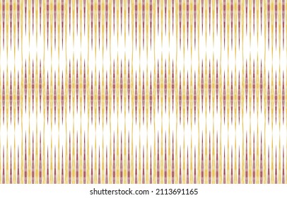 Ikat fabric seamless background. Vector illustration.
