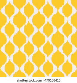 Ikat fabric seamless pattern abstract background vintage oriental