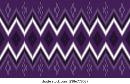 Ikat fabric, silk-cotton, beautifully woven, seamless, American style fabric pattern. Designed for dyeing and weaving threads