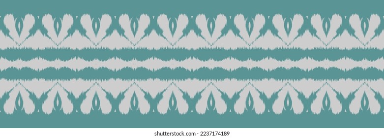 Ikat fabric tribal abstract Seamless Pattern. Ethnic Geometric Batik Ikkat Digital vector textile Design for Prints Fabric saree Mughal brush symbol Swaths texture Kurti Kurtis Kurtas