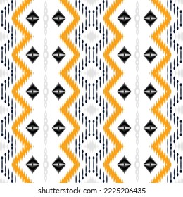 ikat fabric tribal African Borneo Scandinavian Batik bohemian texture digital vector design for Print saree kurti Fabric brush symbols swatches