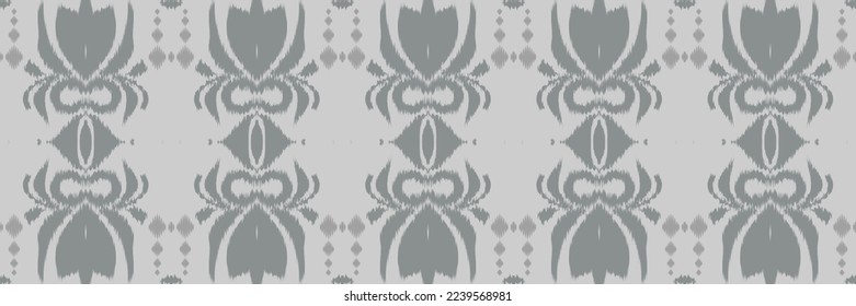 Ikat fabric tribal background Seamless Pattern. Ethnic Geometric Batik Ikkat Digital vector textile Design for Prints Fabric saree Mughal brush symbol Swaths texture Kurti Kurtis Kurtas