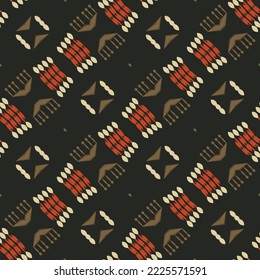 ikat fabric tribal backgrounds Borneo Scandinavian Batik bohemian texture digital vector design for Print saree kurti Fabric brush symbols swatches