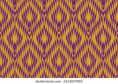 Ikat Floral Abstract art ethnic oriental ikat seamless pattern traditional in tribal.For background,carpet,Batik,cover,textile,wallpaper,clothing,wrapping,fabric,printing,illustration.embroidery