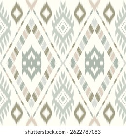 Diseño de patrón abstracto floral Ikat para el fondo, alfombra, papel de pared, ropa, envoltura, batik, tela, bordado .