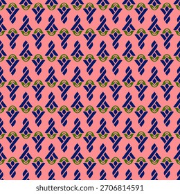 Ikat floral colorido diseño de patrón transparente