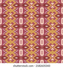 Ikat floral embroidery. Ikat flowers tribal art Geometric Traditional ethnic oriental design for the background. Folk embroidery, Indian, Scandinavian, Gypsy, Mexican, African rug, wallpaper.