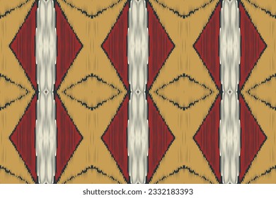 Ikat Floral Paisley Embroidery Background. Ikat Flowers Geometric Ethnic Oriental Pattern Traditional. Ikat Aztec Style Abstract Design for Print Texture,fabric,saree,sari,carpet.