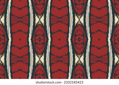 Ikat Floral Paisley Embroidery Background. Ikat Damask Geometric Ethnic Oriental Pattern Traditional. Ikat Aztec Style Abstract Design for Print Texture,fabric,saree,sari,carpet.