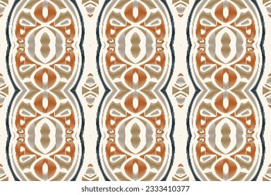 Ikat Floral Paisley Embroidery Background. Ikat Chevron Geometric Ethnic Oriental Pattern Traditional. Ikat Aztec Style Abstract Design for Print Texture,fabric,saree,sari,carpet.