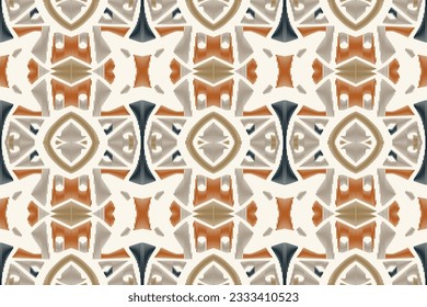 Ikat Floral Paisley Embroidery Background. Ikat Stripe Geometric Ethnic Oriental Pattern Traditional. Ikat Aztec Style Abstract Design for Print Texture,fabric,saree,sari,carpet.