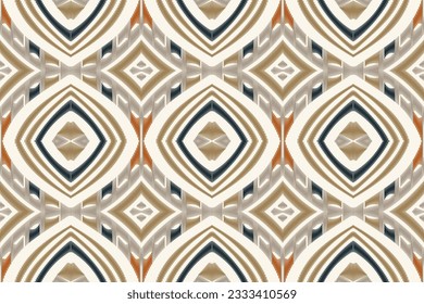 Ikat Floral Paisley Embroidery Background. Ikat Flower Geometric Ethnic Oriental Pattern Traditional. Ikat Aztec Style Abstract Design for Print Texture,fabric,saree,sari,carpet.