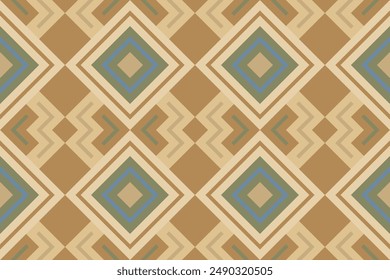 Ikat Floral Paisley Embroidery Background. Ikat Floral Geometric Ethnic Oriental Pattern traditional.aztec Style Abstract Vector illustration.design for Texture,fabric,clothing,wrapping,sarong.