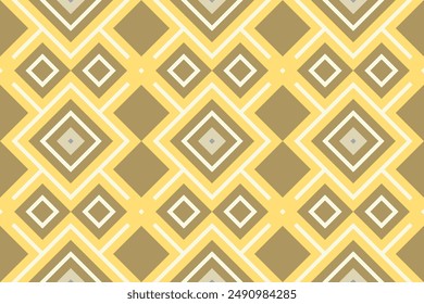 Ikat Floral Paisley Embroidery Background. Ikat Flowers Geometric Ethnic Oriental Pattern traditional.aztec Style Abstract Vector illustration.design for Texture,fabric,clothing,wrapping,sarong.