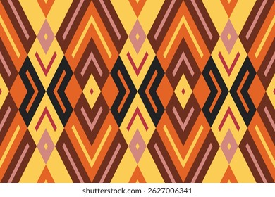 Ikat Floral Paisley Embroidery Background. Ikat Patterns Geometric Ethnic Oriental Pattern Traditional. Ikat Aztec Style Abstract Design for Print Texture,fabric,saree,sari,carpet.