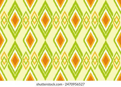 Ikat floral paisley embroidery ethnic traditional pattern Geometric ethnic floral pattern Thai silk embroidery design for decorative home carpet curtain pillow