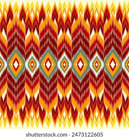 Ikat floral paisley embroidery ethnic traditional pattern Geometric ethnic floral pattern Thai silk embroidery design for decorative home carpet curtain pillow blue geometric pattern 