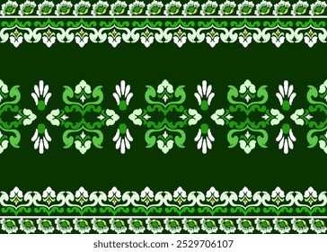 Ikat floral paisley embroidery ethnic traditional pattern Geometric ethnic floral pattern 
Thai silk embroidery design for decorative home carpet curtain pillow blue geometric pattern 