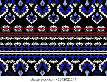 Patrón tradicional étnico bordado paisley floral Ikat 
Patrón geométrico abstracto étnico oriental ikat Vector sin costuras tradicional
 Diseño indio estilo decorativo alfombra cortina almohada geométrica