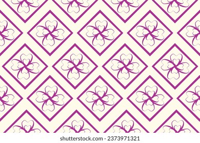 Ikat floral paisley embroidery on pattern traditional.Aztec style abstract vector illustration.design for texture,fabric,clothing,wrapping,decoration.