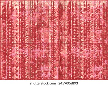 Ikat floral paisley embroidery on white background ethnic oriental seamless pattern traditional.Aztec style abstract vector illustration.design for texture,fabric,clothing,wrapping,decoration.