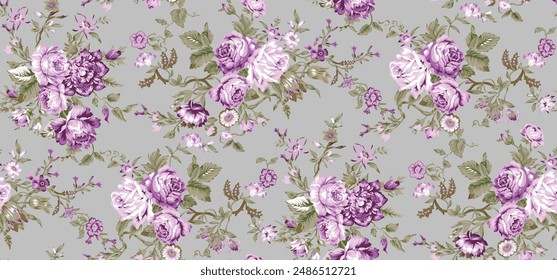 Ikat Floral Paisley bordado sobre fondo blanco. Patrón sin costuras oriental étnico de Ikat