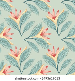 ikat floral Pattern hand draw, Motif ethnic  seamless textile illustration,  embroidery, print striped ornament floral, pattern, design for wrapping, silk, scarf, background, textile, 
