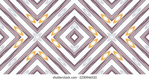 Ikat Floral Scandinavian embroidery, ikat seamless tribal cross, Fashion pattern Digital textile Asian Design ancient art for Prints Fabric saree Mughal Swaths texture Kurti Kurtis Kurtas