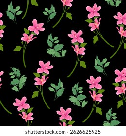 Padrão floral Ikat sem emenda. Bordado , imprimir listrado ornamento floral. Textura têxtil fundo vetor ilustração ornamentar elegante estilo retro vintage.