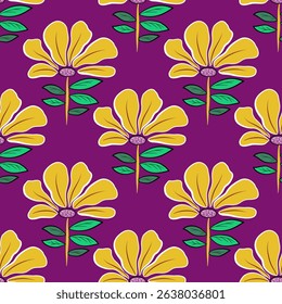 Ikat floral seamless pattern. Embroidery , print striped ornament floral. Texture textile background vector illustration ornate elegant luxury vintage retro style. Hand drawn botanical.