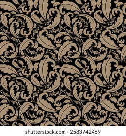 Ikat floral seamless pattern ethnic embroidery. Damask floral ethnic seamless traditional. Aztec style abstract vector illustration. Design for texture,fabric,clothing,wrapping,decoration. Background.