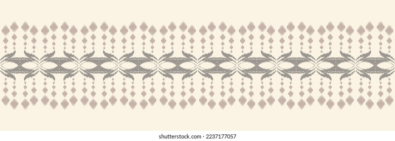 Ikat floral tribal abstract Seamless Pattern. Ethnic Geometric Ikkat Batik Digital vector textile Design for Prints Fabric saree Mughal brush symbol Swaths texture Kurti Kurtis Kurtas