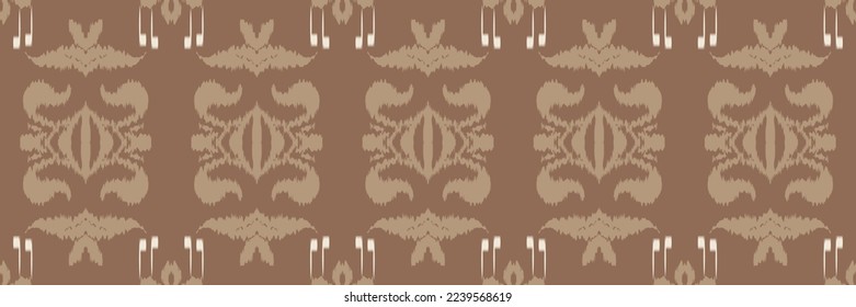 Ikat floral tribal African Seamless Pattern. Ethnic Geometric Batik Ikkat Digital vector textile Design for Prints Fabric saree Mughal brush symbol Swaths texture Kurti Kurtis Kurtas