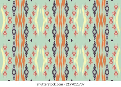 ikat floral tribal art Geometric Traditional ethnic oriental design for the background. Folk embroidery, Indian, Scandinavian, Gypsy, Mexican, African rug, wallpaper.