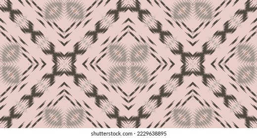 Ikat floral tribal background Geometric Traditional ethnic oriental design for the background. Folk embroidery, Indian, Scandinavian, Gypsy, Mexican, African rug, wallpaper.