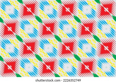 Ikat floral tribal backgrounds Seamless Pattern. Ethnic Geometric Batik Ikkat Digital vector textile Design for Prints Fabric saree Mughal brush symbol Swaths texture Kurti Kurtis Kurtas