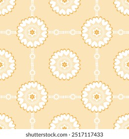Ikat Flower Pattern Ethnic Geometric native tribal boho motif aztec textile fabric carpet mandalas African