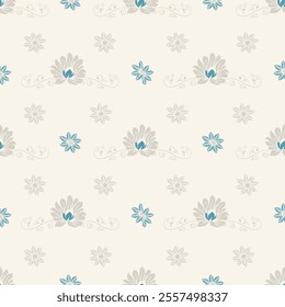 Ikat flower seamless pattern , Motif ethnic  floral textil,  embroidery, print striped ornament floral, pattern, design for wrapping, silk, scarf, background,textile.
