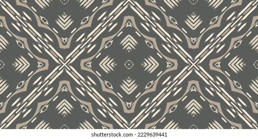 Ikat flower tribal Aztec Geometric Traditional ethnic oriental design for the background. Folk embroidery, Indian, Scandinavian, Gypsy, Mexican, African rug, wallpaper.