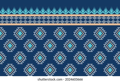ikat folk pattern geometric ethnic ornament oriental vector design ethnic aztec style tribal seamless background pattern indian scandinavian gypsy mexican  wallpaper clothing batik vector illustration